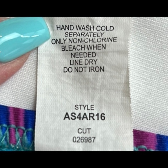 ABS Alan Swartz Orange and Blue SZ 8 Bikini - Picture 6 of 6